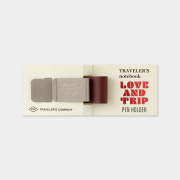 トラベラーズノート LOVE AND TRIP　セット トラベラーズノート パスポートサイズ リフィル LOVE AND TRIP