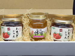 ｔｇｓいちごジャムと今井養蜂場の天然はちみつセット【Ｃ】