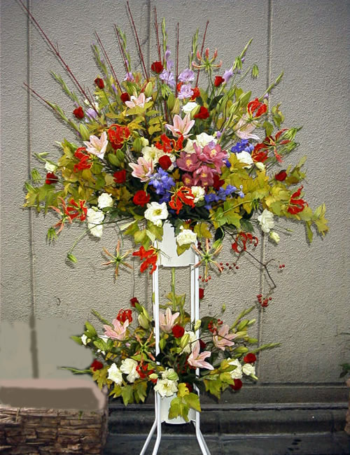 スタンド花２段