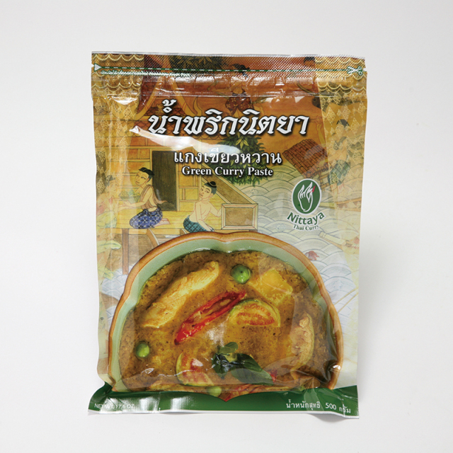 NITTAYA グリーンカレーペースト　パック 500g