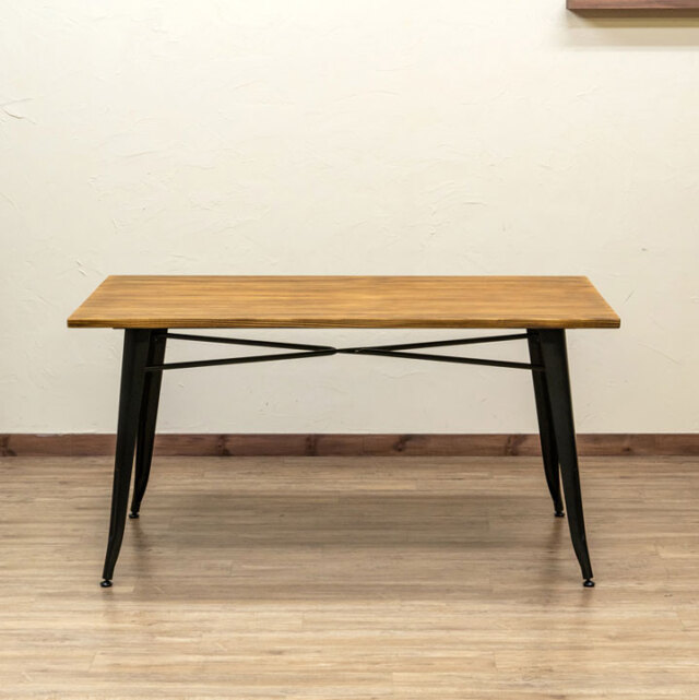 Mercury　ヴィンテージダイニングテーブル　140×80 ブラック 佐川・離島発送不可】Mercury ヴィンテージダイニングテーブル 140×80