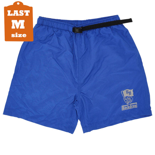 【BACKDROP】(バックドロップ) REFLECTOR TRAINING SHORTS / リフレクター トレーニングショーツ (ブルー)