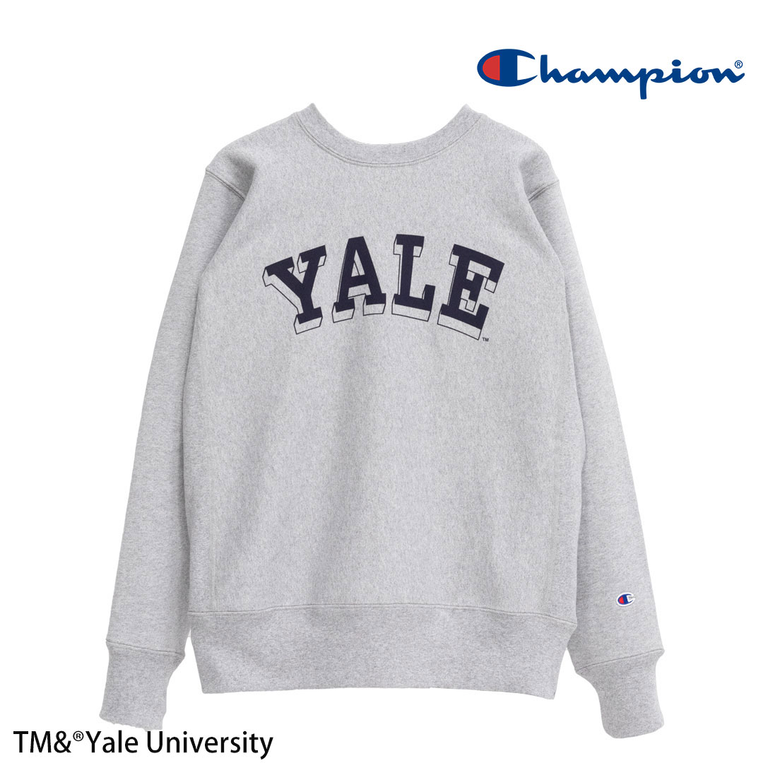 [20%OFF]【CHAMPION】 REVERSE WEAVE CREW NECK SWEATSHIRT C5-A004 YALE (OXFORD GRAY)
