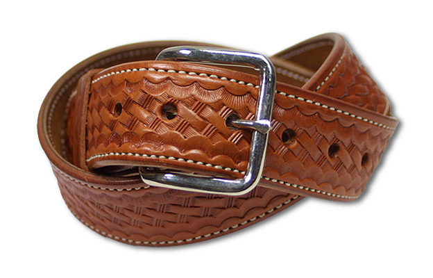 【ALFONSO】 BASKET WEAVE BELT (Brown) [10040010]