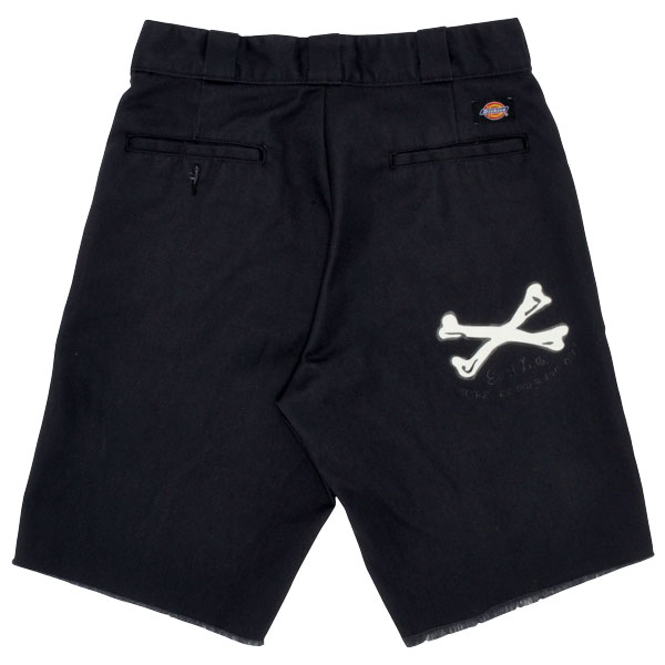 BACKDROP】(バックドロップ) DICKIES 874 CROSS BONE SHORTS