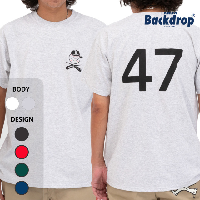 BACKDROP】(バックドロップ) 80's Baseballman S/S Tee / 80's ベース