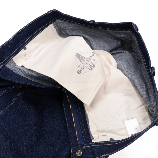 South West Denim Painter Paints ポケット裏ロゴスタンプ画像
