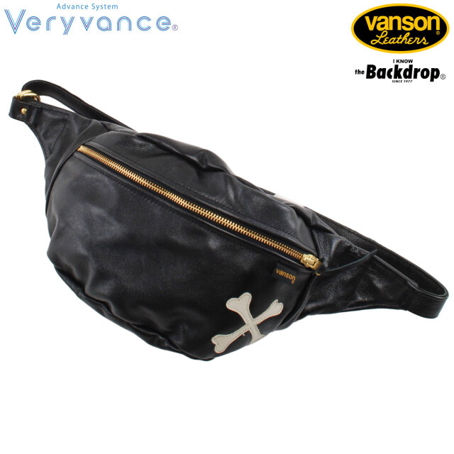 VANSON】(バンソン) ニューファニーパック with クロスボーン  
