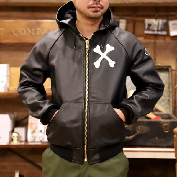 VANSON】(バンソン) 9TJV CROSS BONE with HOOD / 9TJV with クロス 