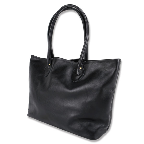 【美品✨️激レア】VANSON バンソン × バックドロップ別注 トートバッグ 黒 VANSON】(バンソン) LEATHER TOTE BAG / レザー トートバッグ
