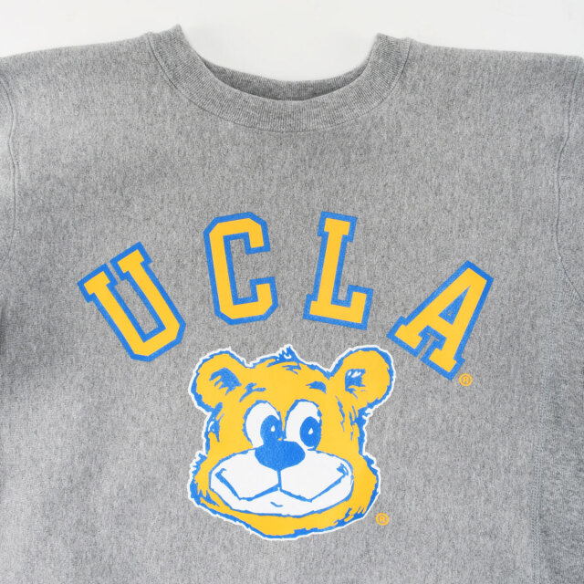 R3490 チャンピオンUCLA【M】長袖トレーナー 赤タグ プリント グレー R3490 チャンピオンUCLA【M】長袖トレーナー 赤タグ プリント