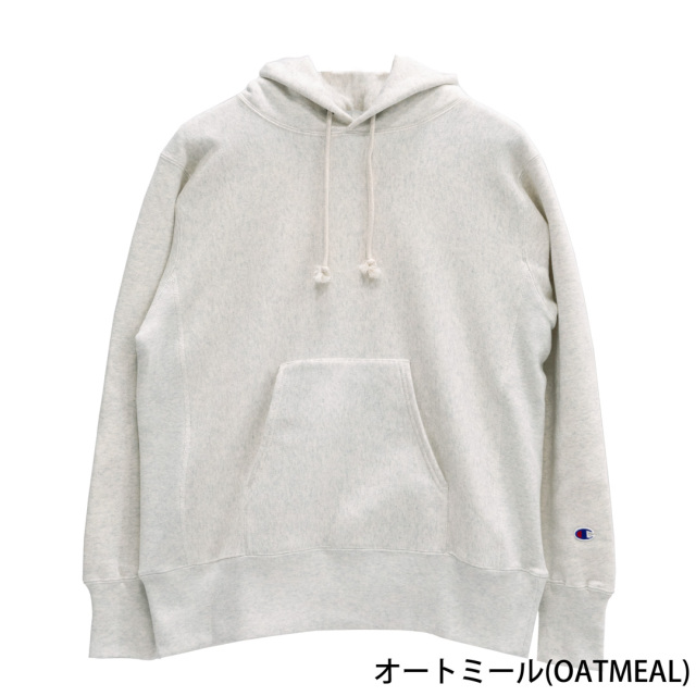 Champion Reverse Weave C3-Y133 XL チャンピオン リバースウィーブ フーデッドスウェットシャツ オートミール グレー　XL CHAMPION】(チャンピオン) Reverse Weave Hooded Sweat Shirt C3-Y132