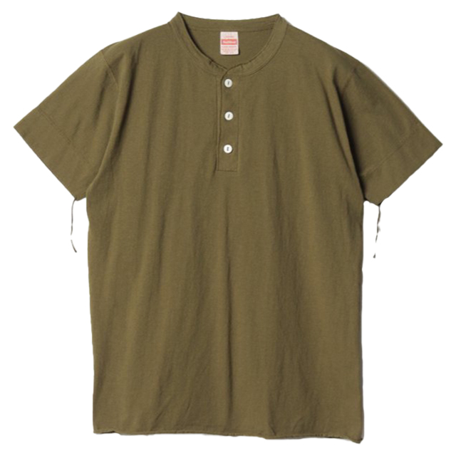 【HEALTH KNIT】 1PACK HENLY NECK S/S TEE