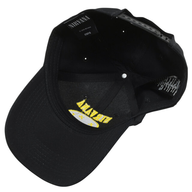 BAND GOODS】(バンドグッズ) NIRVANA SMILEY LOGO CAP / ニルバーナ