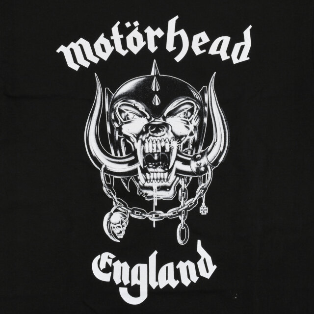 BAND GOODS】(バンドグッズ) MOTORHEAD ENGLAND W/BACK PRINT TEE
