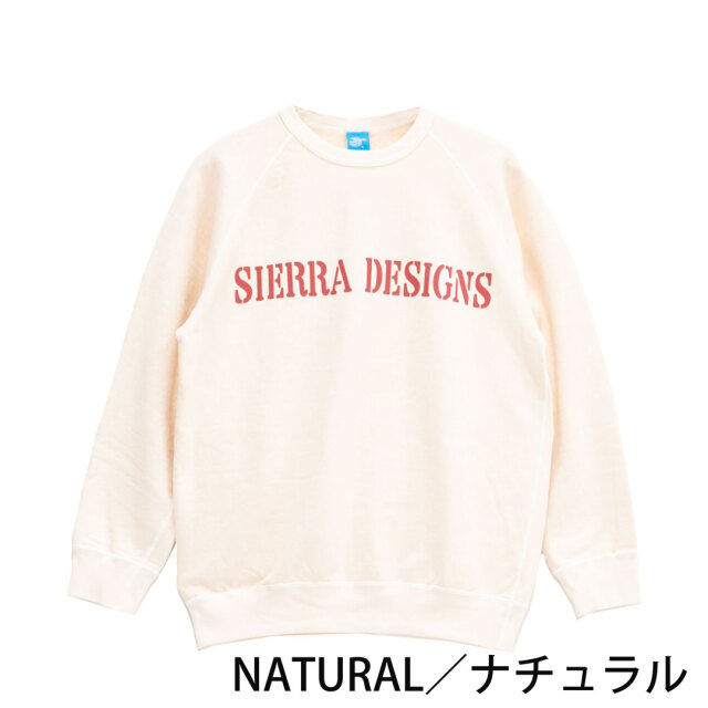 【SIERRA DESIGNS】 【Good On x SIEERA DESIGNS】RAGLAN CREW SWEAT 931004