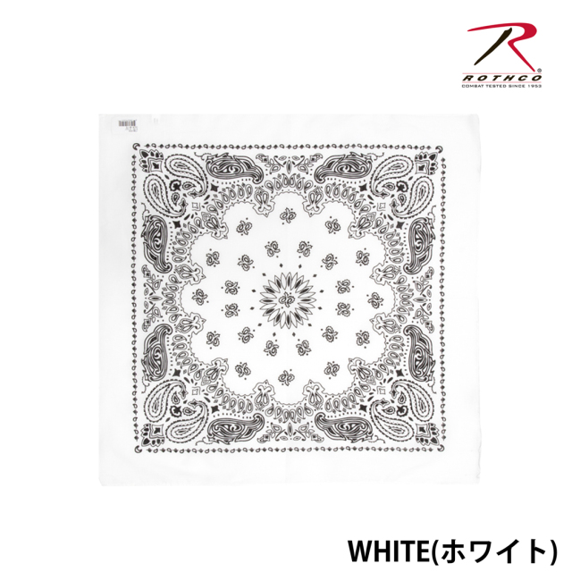 【ROTHCO】PAISLEY BANDANA - 55cm角