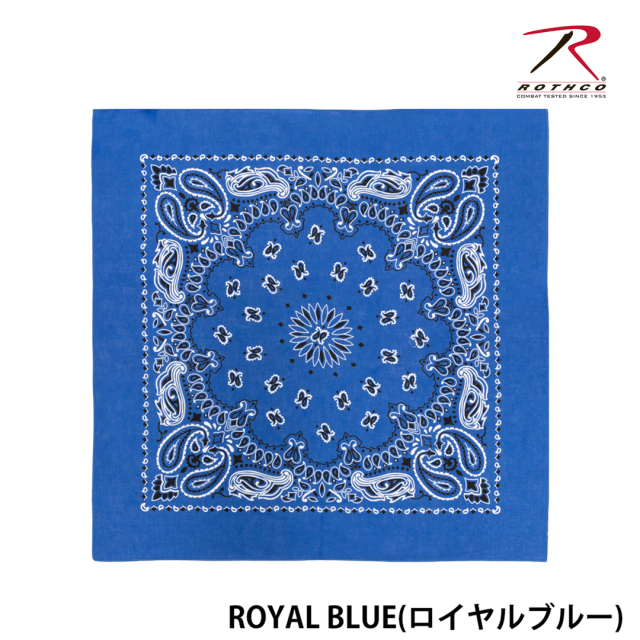 【ROTHCO】PAISLEY BANDANA - 68cm角