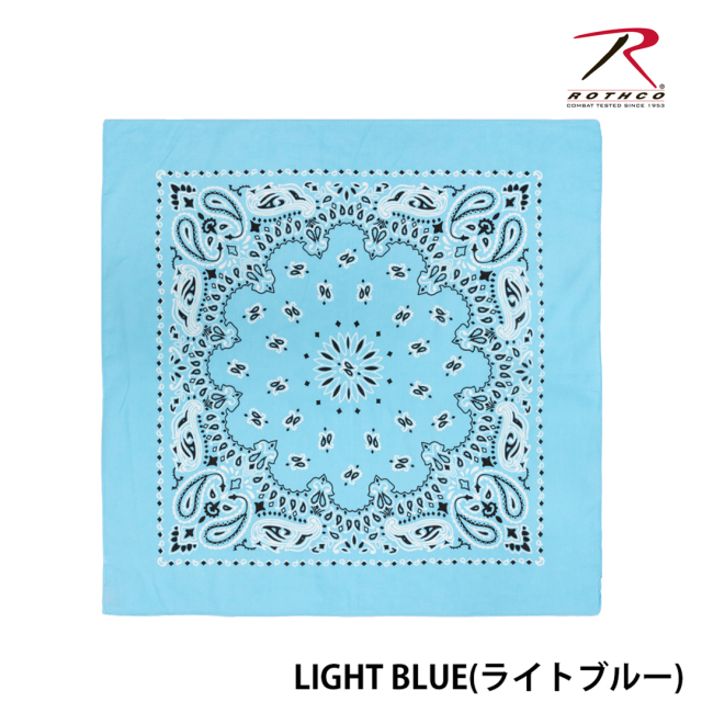 【ROTHCO】PAISLEY BANDANA - 68cm角