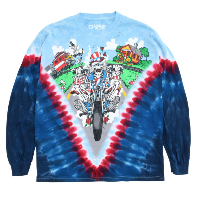 LIQUID BLUE】(リキッドブルー) GRATEFUL DEAD MOTO SAM TIE-DYE