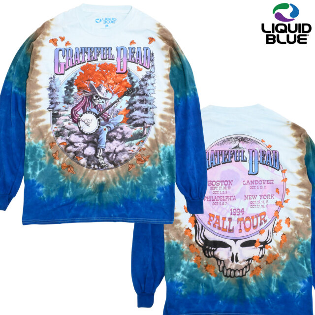 LIQUID BLUE】(リキッドブルー) GRATEFUL DEAD BANJO TIE-DYE LONG