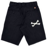 【BACKDROP】 DICKIES 874 CROSS BONE SHORTS (Black)