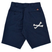 【BACKDROP】 DICKIES 874 CROSS BONE SHORTS (Navy)
