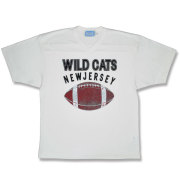 【BACKDROP】 FOOTBALL TEE (White)
