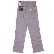 【BACKDROP】 874 NEW CROSSBONE WORK PANTS (Silver)