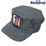 【BACKDROP】 NO.1 HICKORY STRIPE ENGINEER CAP