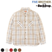 【FIVE BROTHER】 FLANNEL SHIRTS (WHT)