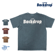 【BACKDROPxGOOD ON】 BACK PRINT TEE -I Know Backdrop Wire Design-
