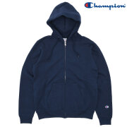 【CHAMPION】 FULL ZIP HOODED SWEAT SHIRT(C5-Q101) (Navy)