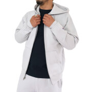 【CHAMPION】 FULL ZIP HOODED SWEAT SHIRT (C5-Q101) (Lt. Gray)