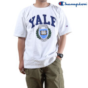 【CHAMPION】 T-1011 US TEE YALE (White)