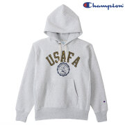 【CHAMPION】 R/W HOODED SWEAT USAFA C3-Y113 (GRAY)