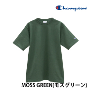 【CHAMPION】 T1011 Short Sleeve T-shirt C5-B301/MOSS GREEN