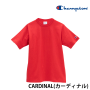 【CHAMPION】 T1011 Short Sleeve T-shirt C5-B301/CARDINAL