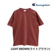 【CHAMPION】 T1011 Short Sleeve T-shirt C5-B304/LIGHT BROWN