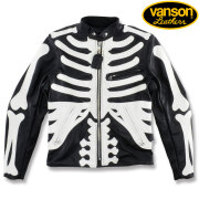 【VANSON】 B -BONE- LEATHER JACKET (Black)