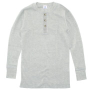 【JEMORGAN】 L/S HENLEY NECK THERMAL (Gray)