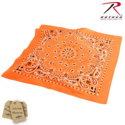 【ROTHCO】 PAISLEY BANDANA (4948) (Orange)