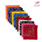 【ROTHCO】PAISLEY BANDANA - 55cm角