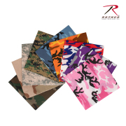 【ROTHCO】CAMO BANDANA - 55cm角