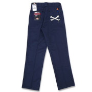 【BACKDROP】(バックドロップ) DICKIES 874 NEW CROSSBONE / ディッキーズ874 ニュークロスボーン ワークパンツ (ネイビー) [20019046]