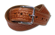 【ALFONSO】 BASKET WEAVE BELT (Brown) [10040010]