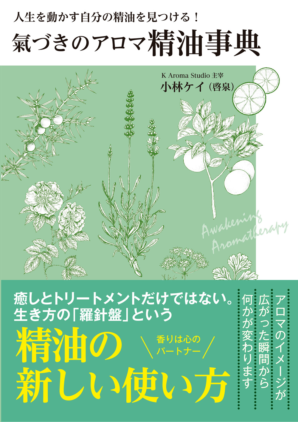 書籍　氣づきのアロマ 精油事典