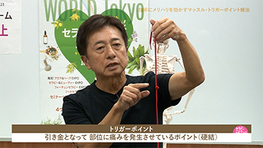 【TNCC】マーティー松本の施術にメリハリを効かす、マッスル・トリガーポイント療法