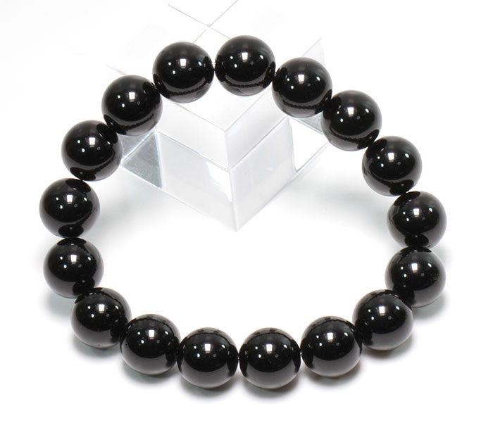 特価!オニキスの10mmブレスレット　　　【パワーストーン/天然石】/SEO