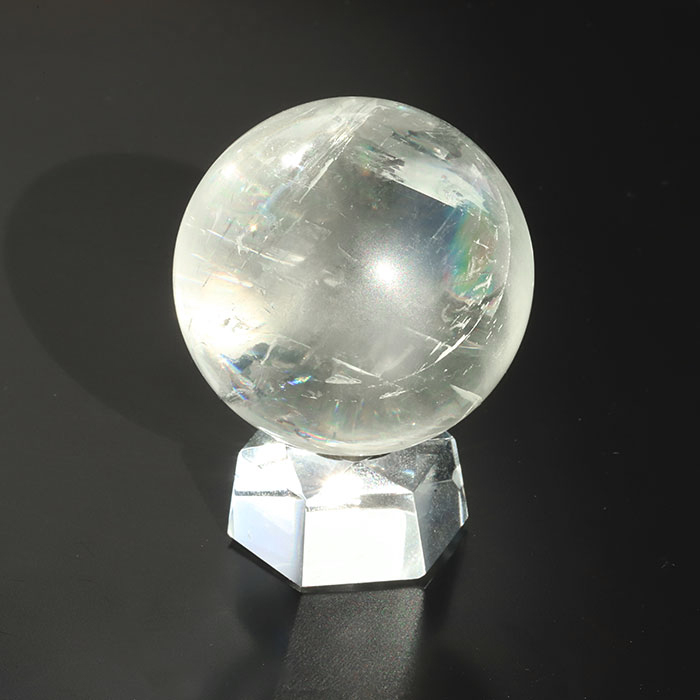 限定!レインボーカルサイトの　約4.1cm丸玉   No.3     【天然石・パワーストーン】